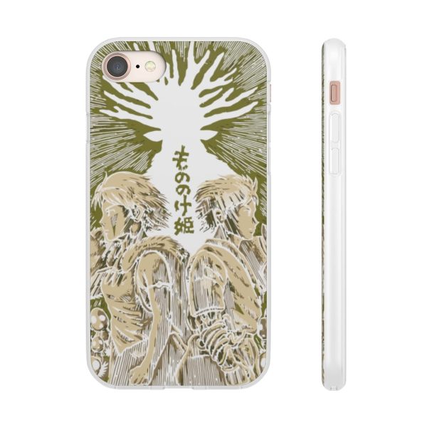 San Princess Mononoke - Princess Mononoke – San and Ashitaka iPhone Cases-Accessories, Phone Case, princess mononoke, San Princess Mononoke