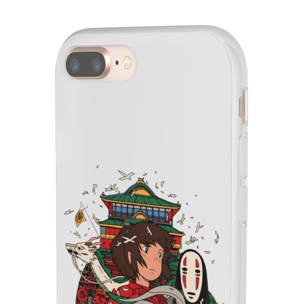 Spirited Away Poster - Spirited Away – Sen and Friends iPhone Cases-Accessories, kaonashi, no face, Phone Case, Spirited Away, Spirited Away Poster