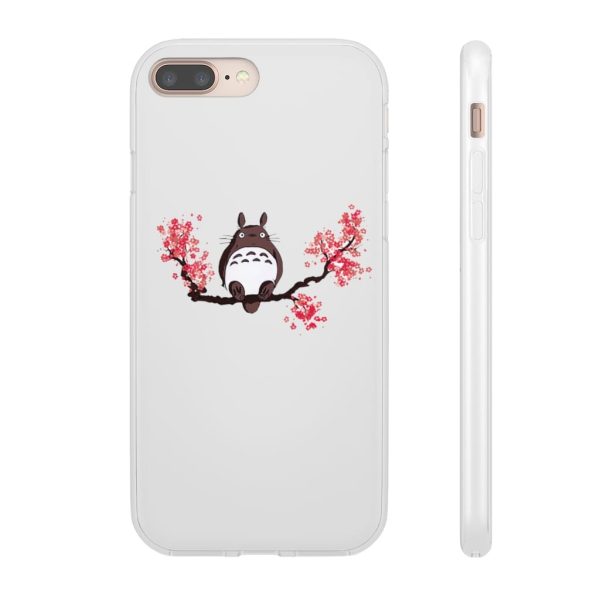 My Neighbor Totoro Japanese - Totoro and Sakura iPhone Cases-Accessories, My Neighbor Totoro, My Neighbor Totoro Japanese, Phone Case