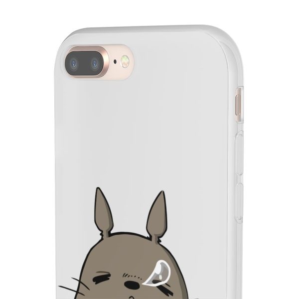 Totoro Umbrella - Sleepy Totoro iPhone Cases-Accessories, My Neighbor Totoro, Phone Case, Totoro Umbrella