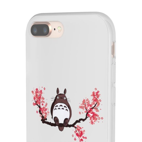 My Neighbor Totoro Japanese - Totoro and Sakura iPhone Cases-Accessories, My Neighbor Totoro, My Neighbor Totoro Japanese, Phone Case