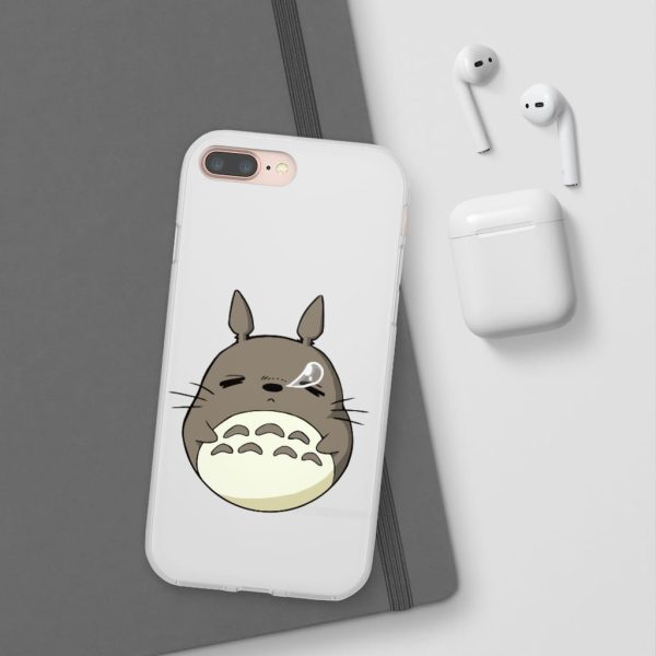 Totoro Umbrella - Sleepy Totoro iPhone Cases-Accessories, My Neighbor Totoro, Phone Case, Totoro Umbrella