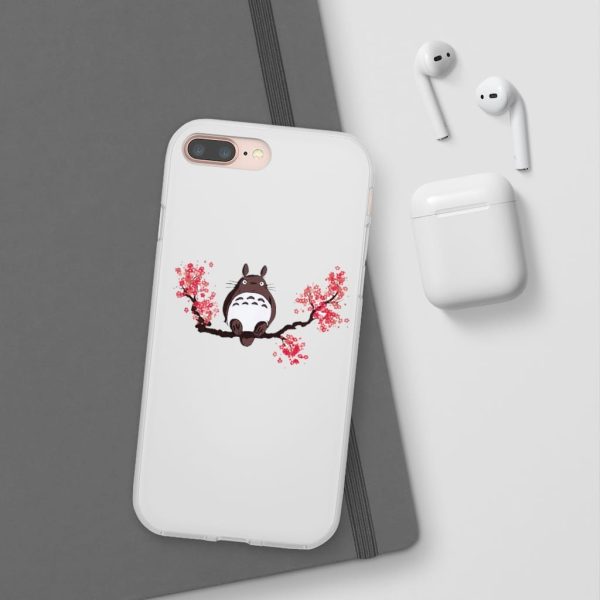 My Neighbor Totoro Japanese - Totoro and Sakura iPhone Cases-Accessories, My Neighbor Totoro, My Neighbor Totoro Japanese, Phone Case