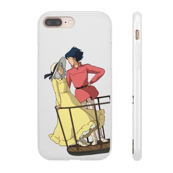 Sheet Music Howl's Moving Castle - Howl’s Moving Castle – Sophie and Howl Gazing at Each other iPhone Cases-Accessories, Howl's Moving Castle, Phone Case, Sheet Music Howl's Moving Castle