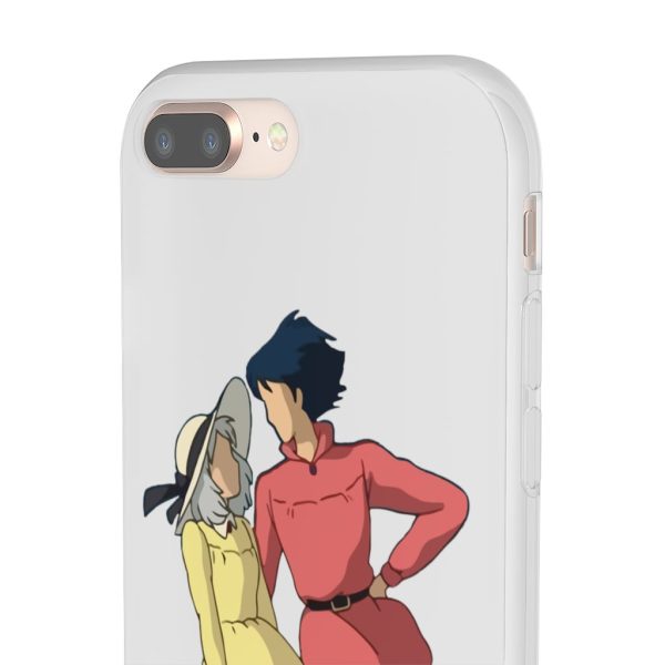 Sheet Music Howl's Moving Castle - Howl’s Moving Castle – Sophie and Howl Gazing at Each other iPhone Cases-Accessories, Howl's Moving Castle, Phone Case, Sheet Music Howl's Moving Castle