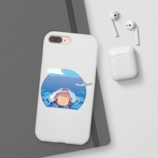 Ponyo Background - Ponyo in her first trip iPhone Cases-Accessories, Phone Case, ponyo, Ponyo Background