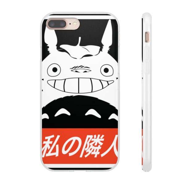 Totoro Japanese Restaurant - Smiling Totoro iPhone Cases-Accessories, My Neighbor Totoro, Phone Case, Totoro Japanese Restaurant