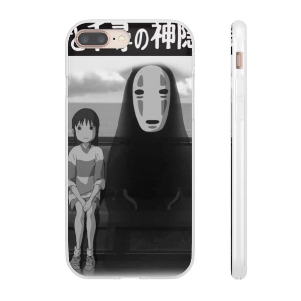 Like Spirited Away - Spirited Away – Chihiro and No Face on the Train iPhone Cases-Accessories, kaonashi, Like Spirited Away, no face, Phone Case, Spirited Away