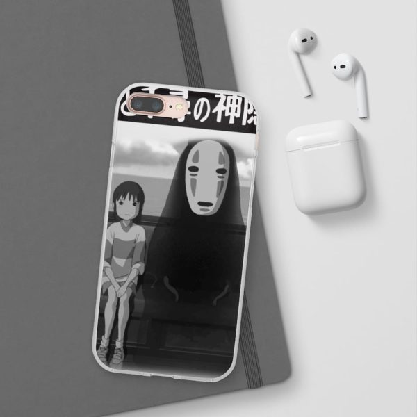 Like Spirited Away - Spirited Away – Chihiro and No Face on the Train iPhone Cases-Accessories, kaonashi, Like Spirited Away, no face, Phone Case, Spirited Away