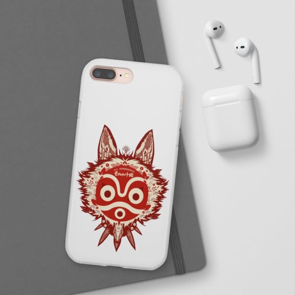 Princess Mononoke Spirits - Princess Mononoke Mask iPhone Cases-Accessories, Phone Case, princess mononoke, Princess Mononoke Spirits