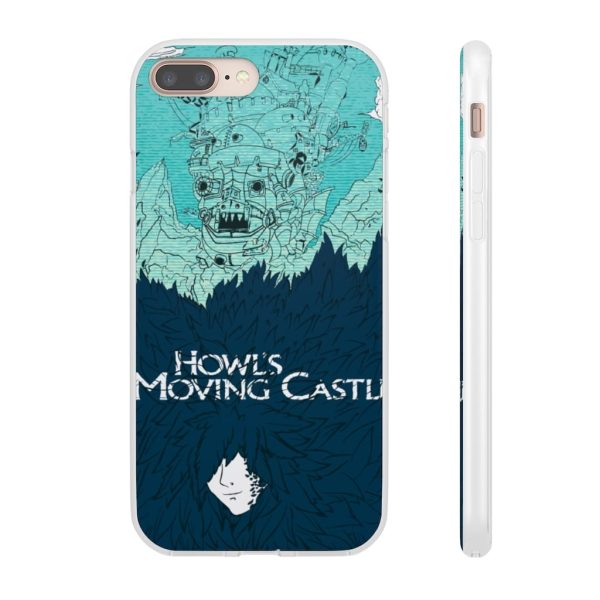 Witch Howl's Moving Castle - Howl’s Moving Castle Blue Tone Art iPhone Cases-Accessories, Howl's Moving Castle, Phone Case, Witch Howl's Moving Castle