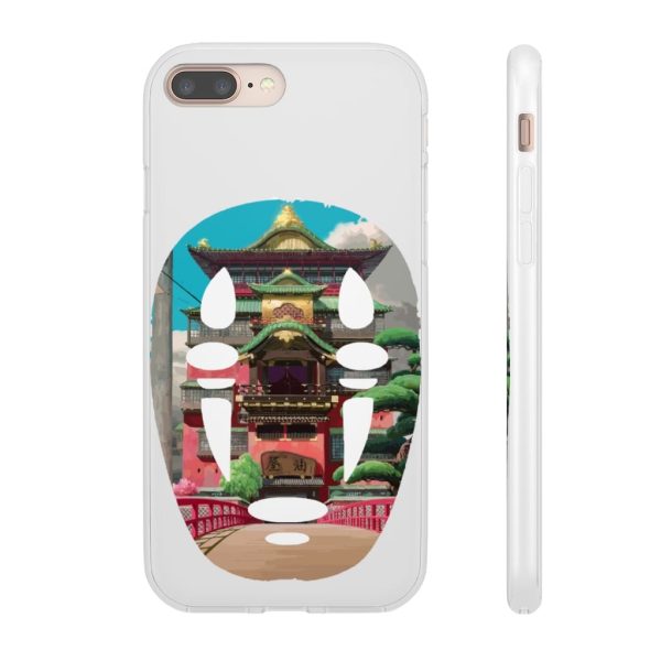 Spirited Away Streaming - Spirited Away –  The Bathhouse Ft. No Face iPhone Cases-Accessories, kaonashi, no face, Phone Case, Spirited Away, Spirited Away Streaming