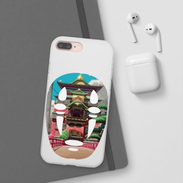 Spirited Away Streaming - Spirited Away –  The Bathhouse Ft. No Face iPhone Cases-Accessories, kaonashi, no face, Phone Case, Spirited Away, Spirited Away Streaming