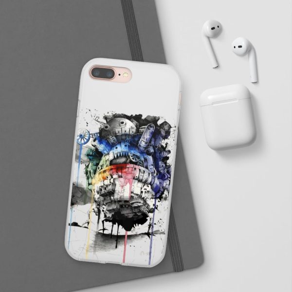 Howl's Moving Castle Calcifer - Howl’s Moving Castle Impressionism iPhone Cases-Accessories, Howl's Moving Castle, Howl's Moving Castle Calcifer, Phone Case