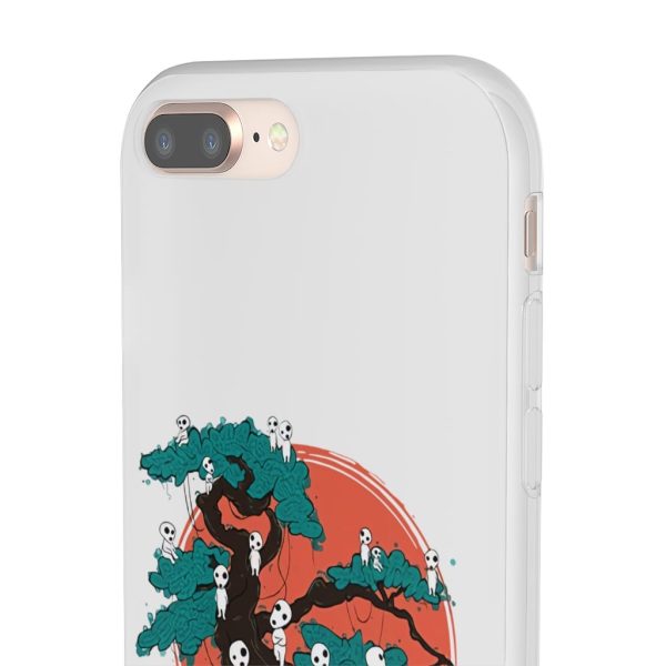 Anime Film Princess Mononoke - Tree Spirits by the Red Moon iPhone Cases-Accessories, Anime Film Princess Mononoke, Phone Case, princess mononoke