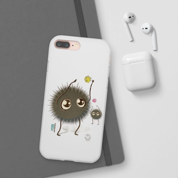 Spirited Away Review - Spirited Away – Soot Spirit Chibi iPhone Cases-Accessories, Phone Case, Spirited Away, Spirited Away Review