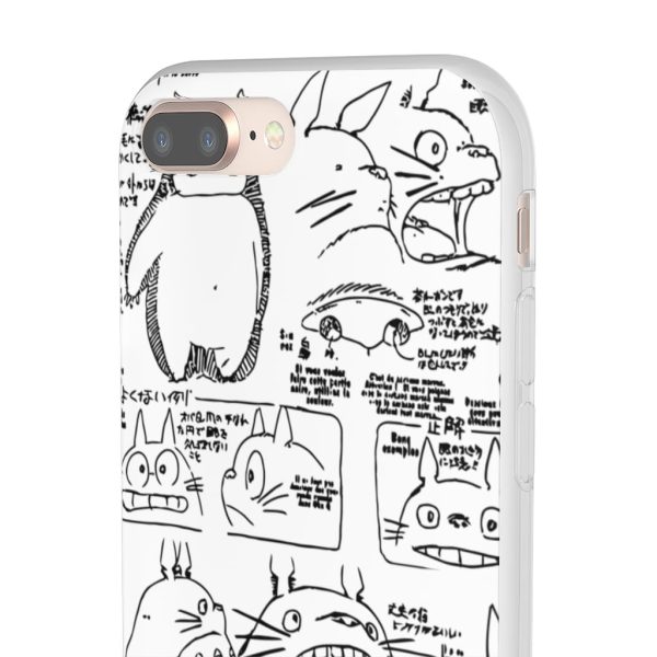 Mi Vecino Totoro - Totoro Original Character Sketch iPhone Cases-Accessories, Mi Vecino Totoro, My Neighbor Totoro, Phone Case