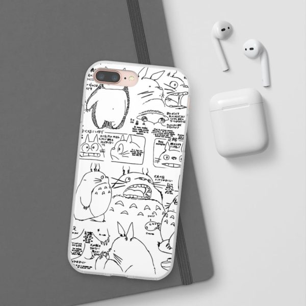 Mi Vecino Totoro - Totoro Original Character Sketch iPhone Cases-Accessories, Mi Vecino Totoro, My Neighbor Totoro, Phone Case