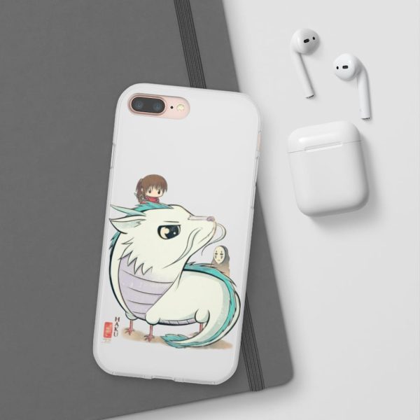 Haku Spirited Away - Spirited Aways Chibi iPhone Cases-Accessories, Haku Spirited Away, Kamaji Spirited Away, Phone Case, Spirited Away, Spirited Away English Cast