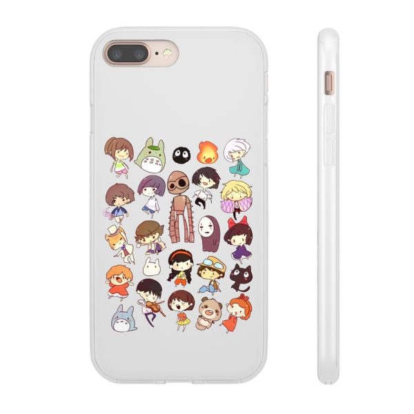 Ghibli Movie Characters Cute Chibi Collection iPhone Cases-Accessories, Phone Case