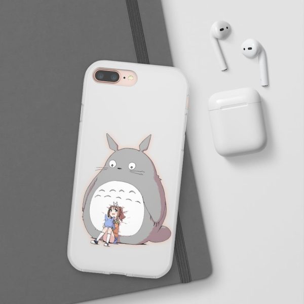 Totoro Concrete Facebook - Totoro and the little girl iPhone Cases-Accessories, My Neighbor Totoro, Phone Case, Totoro Concrete Facebook