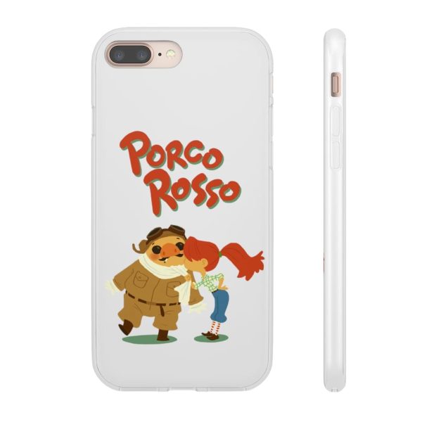 Porco Rosso – The Kiss iPhone Cases-Accessories, Phone Case, porco rosso