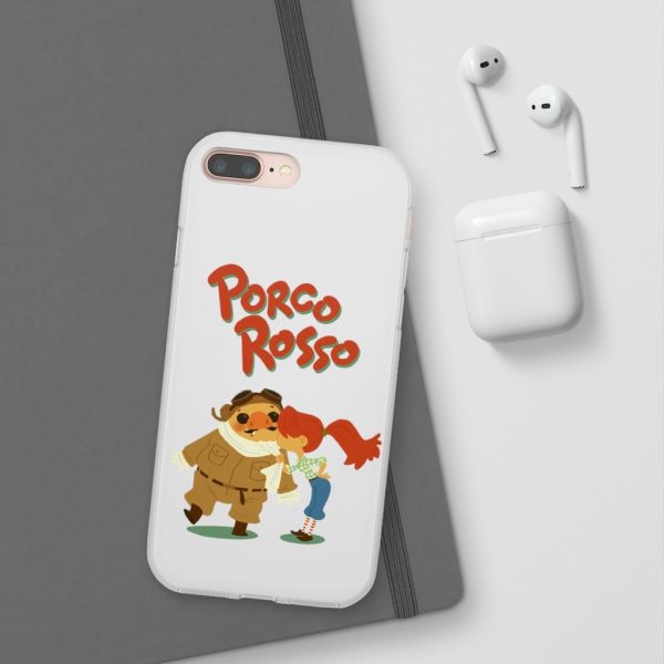 Porco Rosso – The Kiss iPhone Cases-Accessories, Phone Case, porco rosso