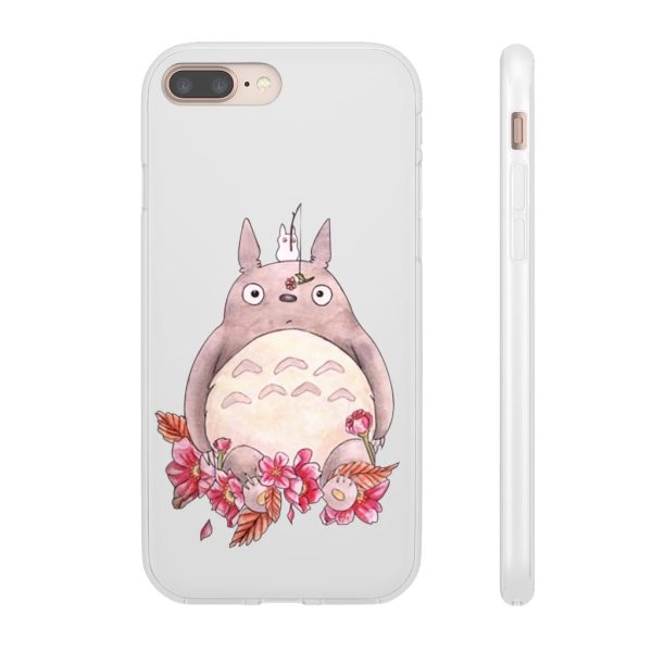 Totoro Drawing - Totoro – flower fishing iPhone Cases-Accessories, My Neighbor Totoro, Phone Case, Totoro Drawing