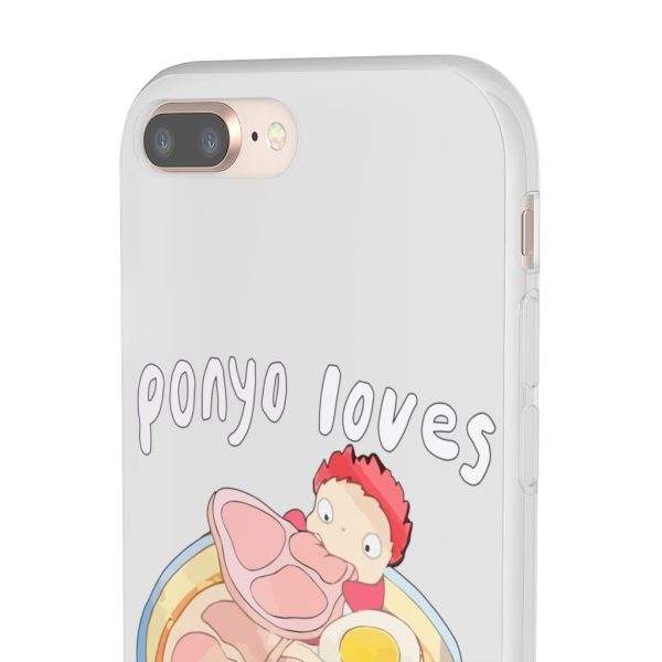 Ponyo Meaning - Ponyo Loves Ham iPhone Cases-Accessories, ponyo, Ponyo Meaning