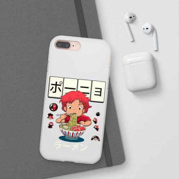 Ponyo - Ponyo very first Ramen iPhone Cases-Accessories, Phone Case, ponyo