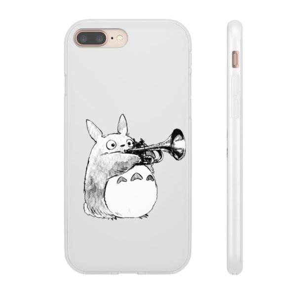 Mei My Neighbor Totoro - Totoro and the Trumpet iPhone Cases-Accessories, Mei My Neighbor Totoro, My Neighbor Totoro, Phone Case