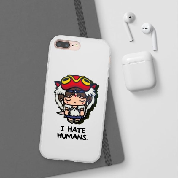 Princess Mononoke Showtimes - Princess Mononoke Chibi – I Hate Humans iPhone Cases-Accessories, Phone Case, princess mononoke, Princess Mononoke Showtimes