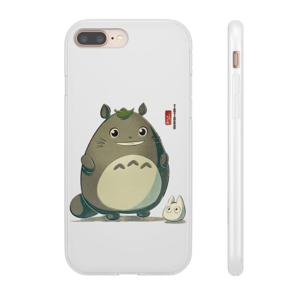 Totoro Wallpaper - Totoro Cute Chibi iPhone Cases-Accessories, My Neighbor Totoro, Phone Case, Totoro Wallpaper