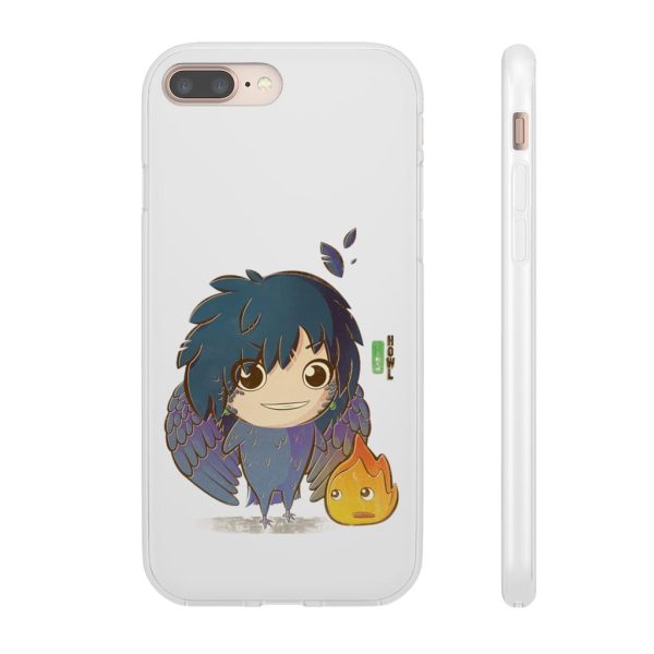 Howl's Moving Castle Calcifer - Howl’s Moving Castle – Howl Chibi iPhone Cases-Accessories, Howl's Moving Castle, Howl's Moving Castle Calcifer, Phone Case