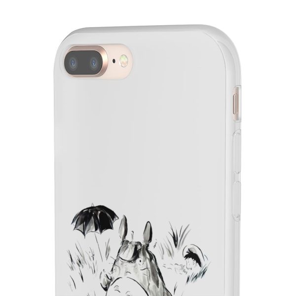 Dai-totoro - Totoro And The Girls Ink Painting iPhone Cases-Accessories, Dai-totoro, My Neighbor Totoro, Phone Case