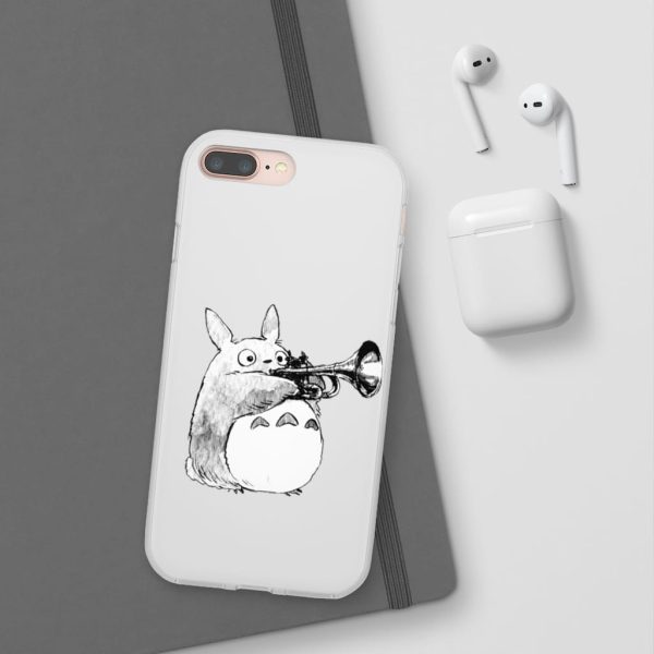 Mei My Neighbor Totoro - Totoro and the Trumpet iPhone Cases-Accessories, Mei My Neighbor Totoro, My Neighbor Totoro, Phone Case