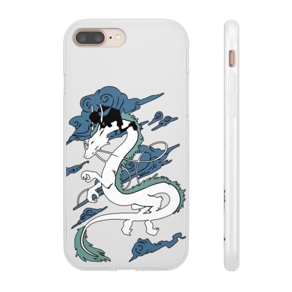 Spirited Away Tattoo - Spirited Away – Sen Riding Haku Dragon iPhone Cases-Accessories, Phone Case, Spirited Away, Spirited Away Tattoo