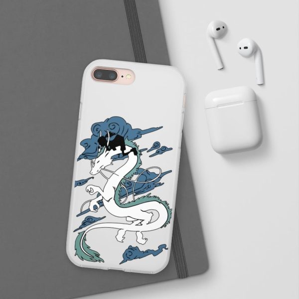 Spirited Away Tattoo - Spirited Away – Sen Riding Haku Dragon iPhone Cases-Accessories, Phone Case, Spirited Away, Spirited Away Tattoo