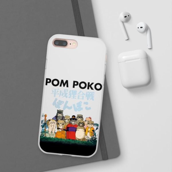 Pom Poko Poster Japanese iPhone Cases-Accessories, Phone Case, Pom Poko