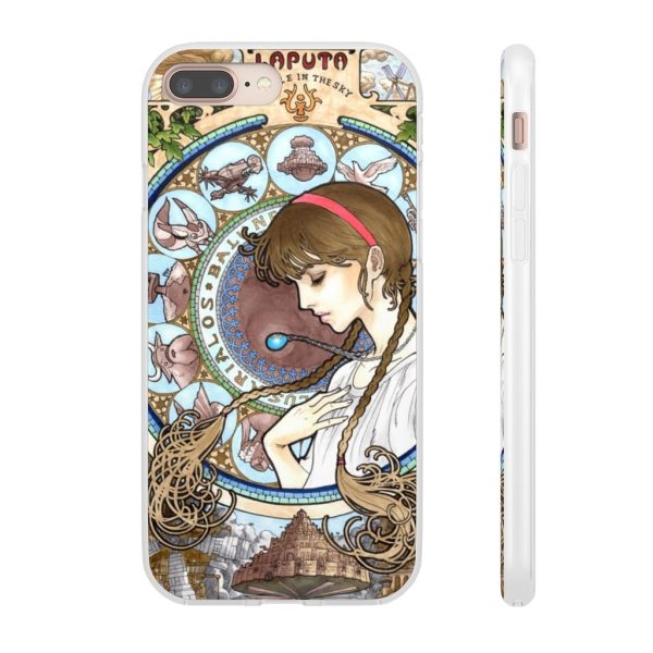 Ghibli Laputa Castle In The Sky - Laputa: Castle in The Sky – Sheeta Portrait Art iPhone Cases-Accessories, Ghibli Laputa Castle In The Sky, Laputa: Castle in the Sky, Phone Case