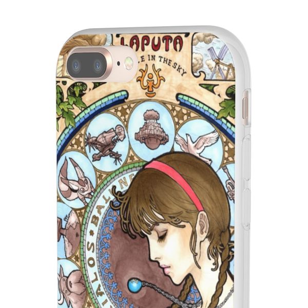 Ghibli Laputa Castle In The Sky - Laputa: Castle in The Sky – Sheeta Portrait Art iPhone Cases-Accessories, Ghibli Laputa Castle In The Sky, Laputa: Castle in the Sky, Phone Case