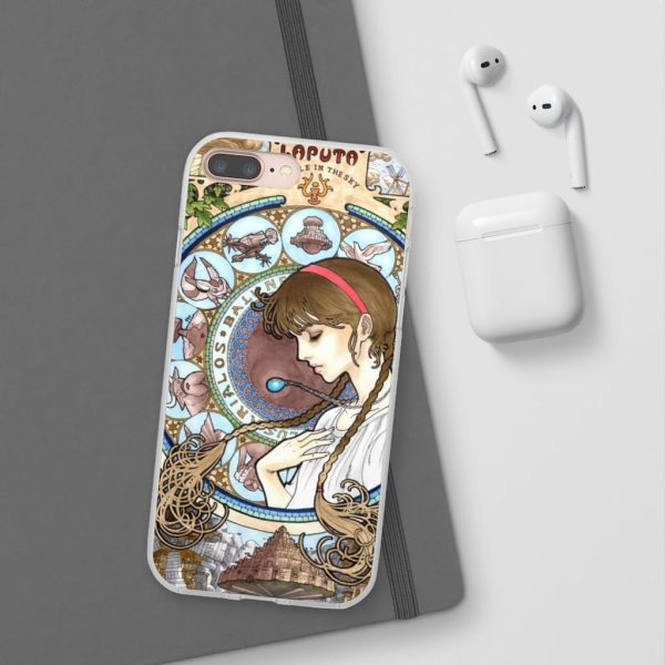 Ghibli Laputa Castle In The Sky - Laputa: Castle in The Sky – Sheeta Portrait Art iPhone Cases-Accessories, Ghibli Laputa Castle In The Sky, Laputa: Castle in the Sky, Phone Case