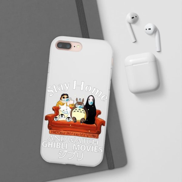 Stay Home and Watch Ghibli Movie iPhone Cases-Accessories, Phone Case