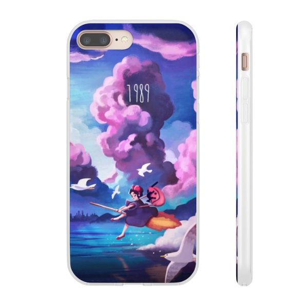 Movie Kiki's Delivery Service - Kiki’s Delivery service 1989 Illustration iPhone Cases-Accessories, Kiki's Delivery Service, Movie Kiki's Delivery Service, Phone Case