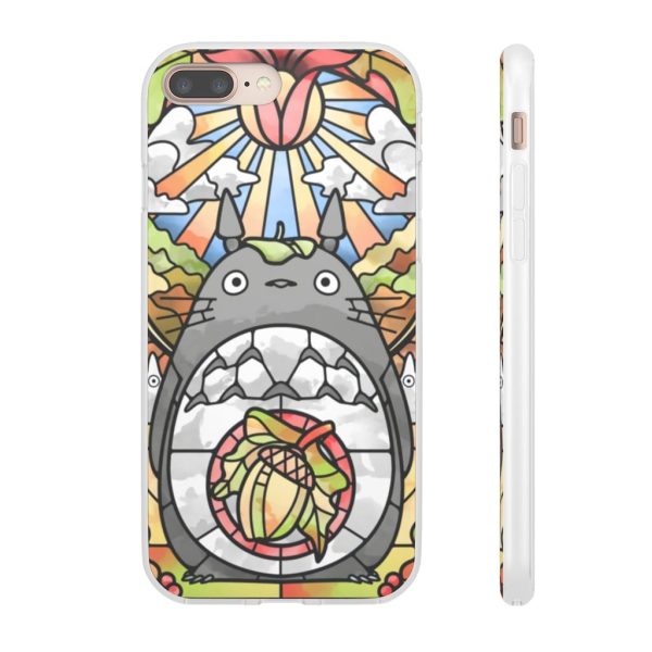 Totoro Film - Totoro Stained Glass Art iPhone Cases-Accessories, My Neighbor Totoro, Phone Case, Totoro Film