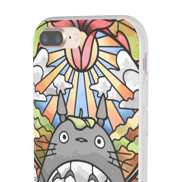 Totoro Film - Totoro Stained Glass Art iPhone Cases-Accessories, My Neighbor Totoro, Phone Case, Totoro Film