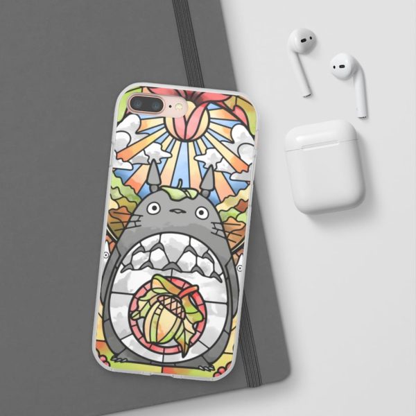 Totoro Film - Totoro Stained Glass Art iPhone Cases-Accessories, My Neighbor Totoro, Phone Case, Totoro Film