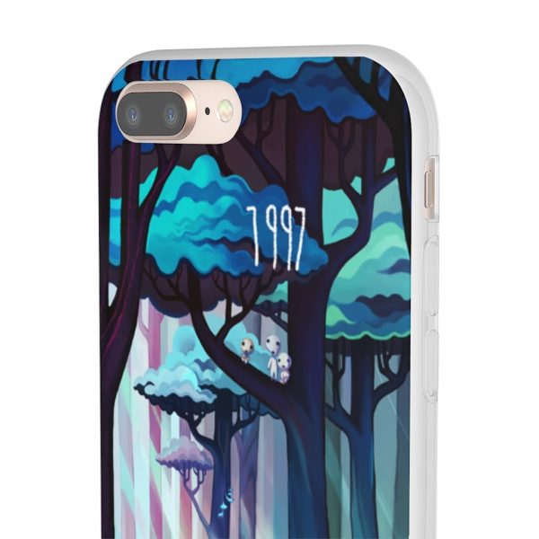 Princess Mononoke - Princess Mononoke 1997 Illustration iPhone Cases-Accessories, Phone Case, princess mononoke