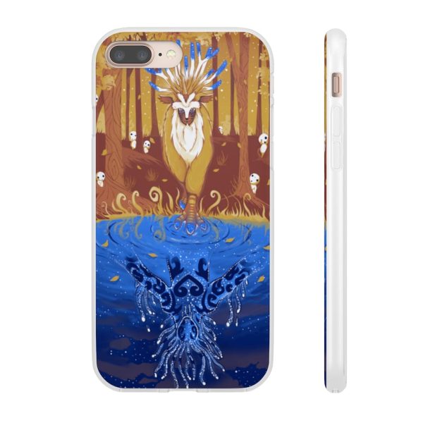 Watch Princess Mononoke - Princess Mononoke Shishigami Day and Night time iPhone Cases-Accessories, Phone Case, princess mononoke, Watch Princess Mononoke