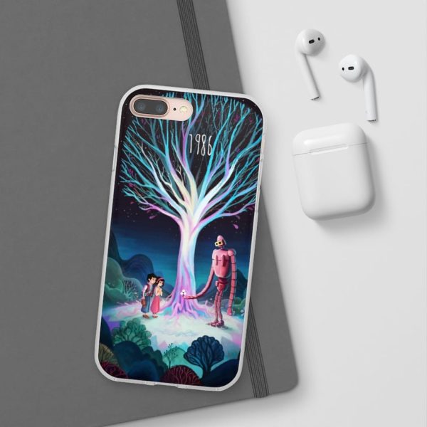 Laputa Castle In The Sky English Cast - Laputa: Castle in The Sky 1986 Illustration iPhone Cases-Accessories, Laputa Castle In The Sky English Cast, Laputa: Castle in the Sky, Phone Case